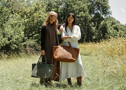 Fall Handbag Colors: Moss & Saddle Brown | Leatherology