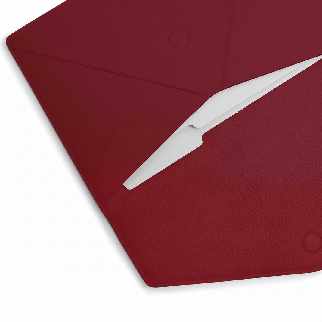 Housse enveloppe pour ordinateur portable Rouge grenat