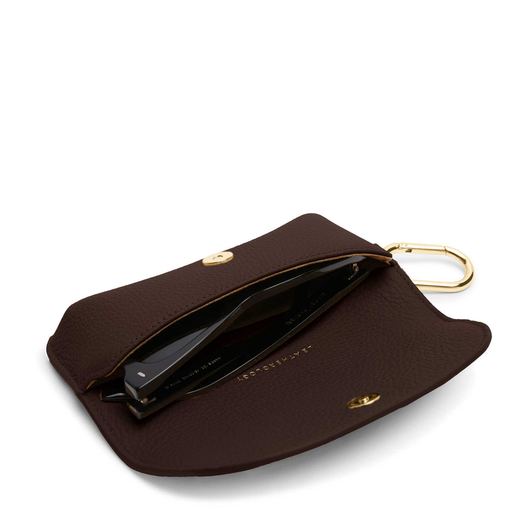 Portable Sunglass Case Umber